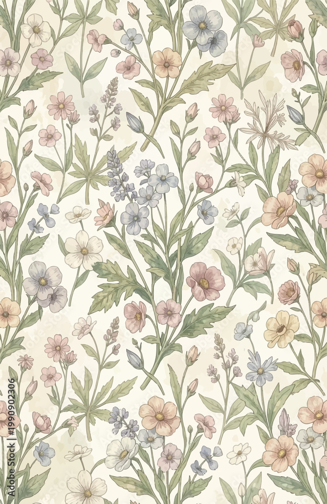 Foto seamless floral background