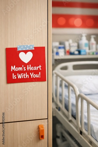 Pediatric Hospitalization Recovery Support: Maternal Affection Message for Childhood Healing, Wellness, Caregiving, Nursing Comfort and Sympathy Encouragement in Hospital Room