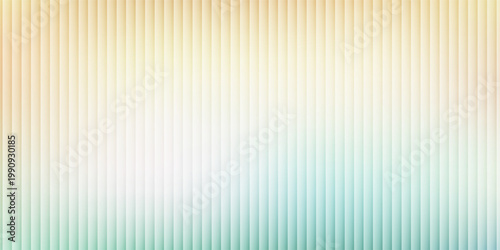 Trendy blue background of ribbed glass effect. Gradient banner with holographic texture. Vector illustration.