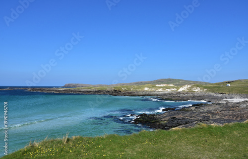 Coastal Views on the Isle of Barra in Scotland