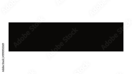 Solid black rectangle on white background with solid color graphic resources background element rectangle geometric minimalist abstract isolated background copy space template contrast