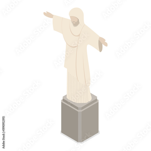 3D Isometric Flat Vector Illustration of Brazil, Explore The Rich Culture And Landmarks. Item 2