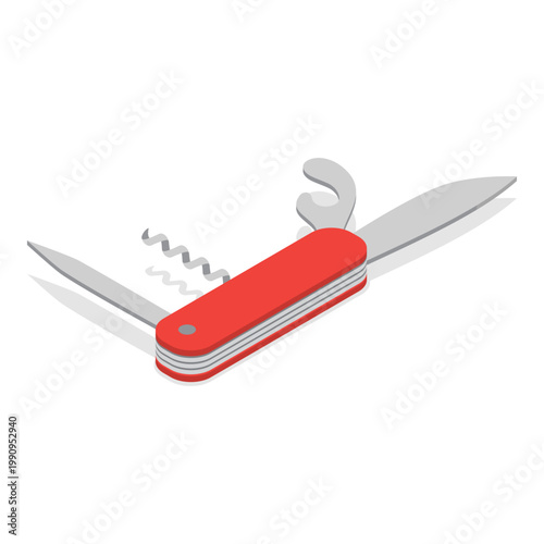 3D Isometric Flat Vector Illustration of Switzerland, Banner Design For Travelling Purposes. Item 2