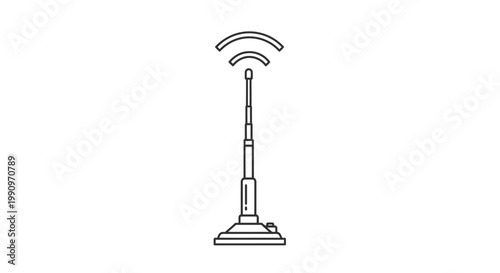 Wireless vacuum cleaner with Wi-Fi connectivity.