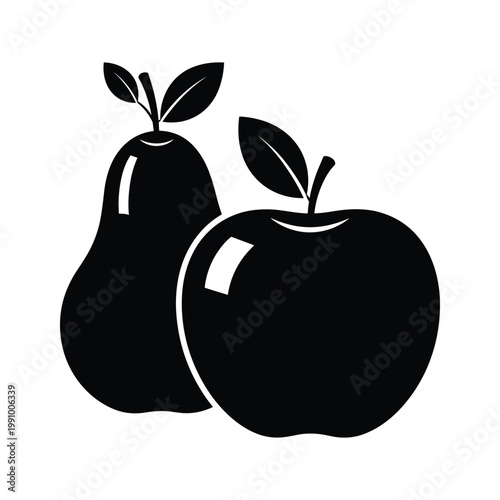 Apple Pear Fruit Duo Business Balance