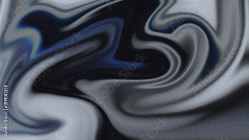 фотографія Grainy holographic abstract background, with swirling liquid, fluid motion in, c