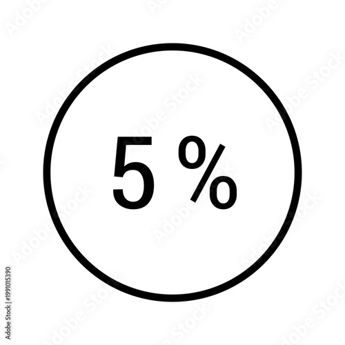 Alcohol percentage icon. Food and alcoholic beverage line symbol. Black and white.