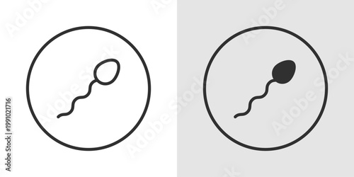 IVF Icon representing in vitro fertilization, fertility treatment, and reproductive care.