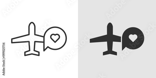 Medical Tourism Icon representing traveling abroad for healthcare services and treatment.