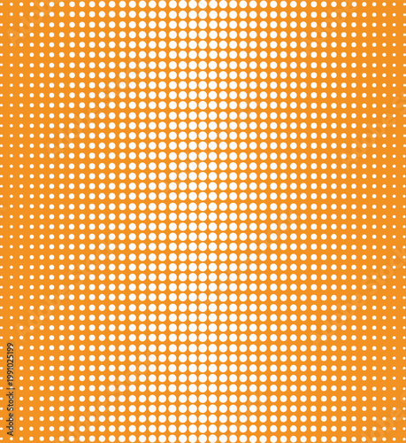 Vector halftone pattern. Vector dots pattern. Retro dots. Retro styled background of halftone dots.