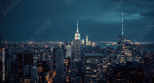 Sleek metropolitan skyline vector for tourism and corporate travel website background