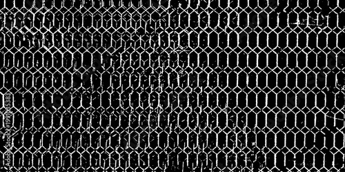 Grunge worn damask pattern design. Distressed fabric texture. Overlay texture design. Vector illustration. Eps10.