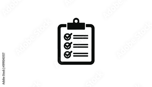 Clipboard with a checklist displays completed tasks and verified items to signify administrative organization, project management success, and efficient workflow tracking in a business environment.