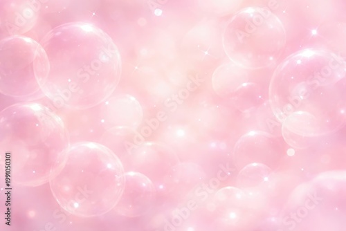 Soft pink bubble texture background with gentle blurred effect