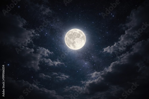 night sky featuring a brigh...