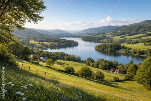 Idyllic country scenery dis...