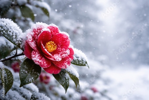 Winter scenery featuring a ...