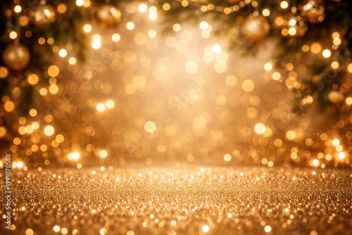 Christmas themed glittering...