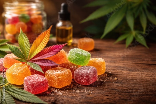 Natural remedy gummy candie...