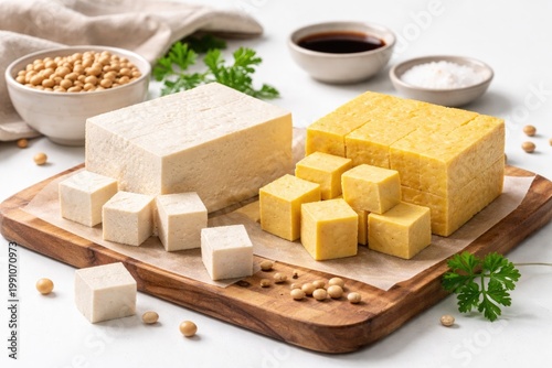 Fresh tofu mockup featuring...