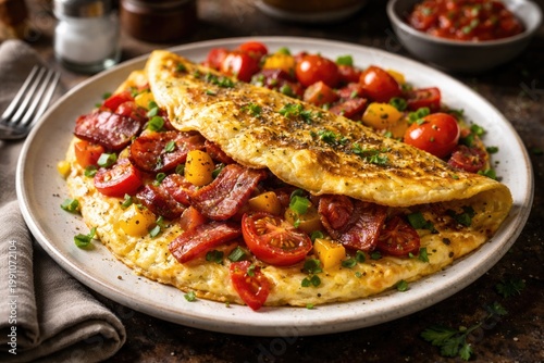 Delicious bacon tomato and ...