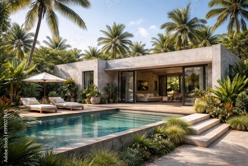 Serene vacation house exter...