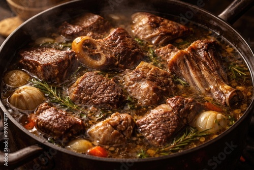 Tender cuts of beef and mut...