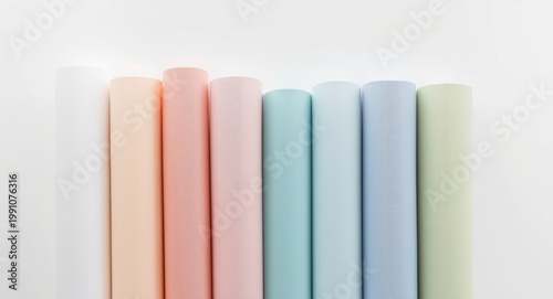 Soft pastel colored textile...