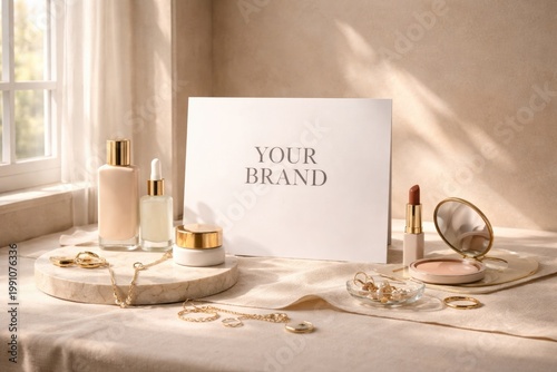 Brand presentation mockup w...
