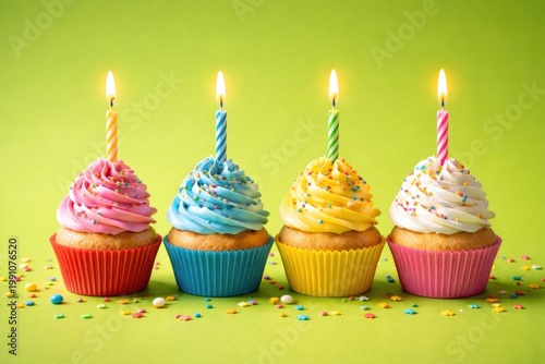 Delicious birthday cupcakes...