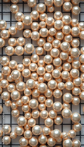 Gleaming pearls on a stark grid, a minimalist dream of radiant smiles ,  wellness,  modern