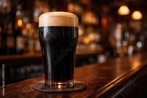 Robust black ale with cream...