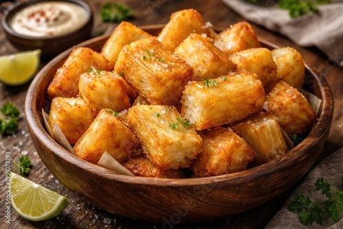 Freshly cooked deep-fried y...