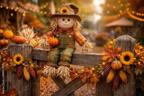 Festive mini scarecrow perc...