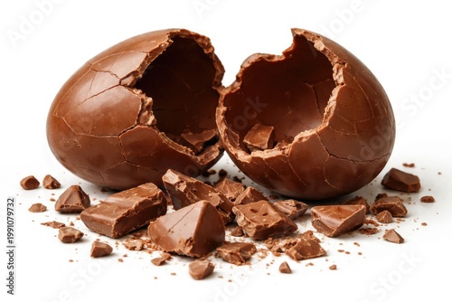 Fragmented milk chocolate e...