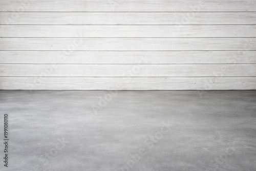 Smooth gray cement floor an...