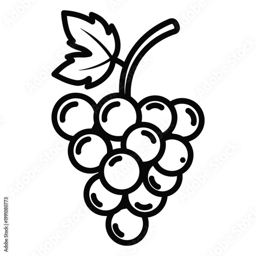 Grapes Bunch Food Icon