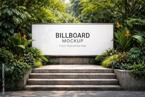 Horizontal billboard advert...