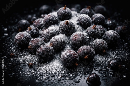 Nutritious frozen black cur...