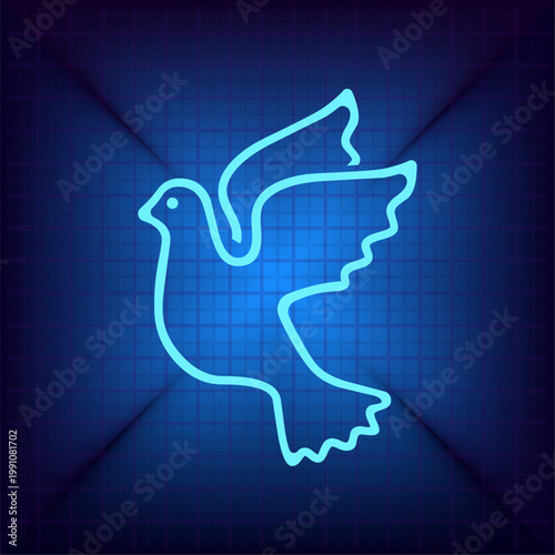 Vector illustration on a blue background
