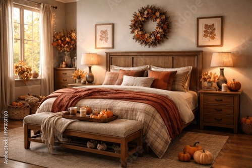 Comfortable bedroom space d...