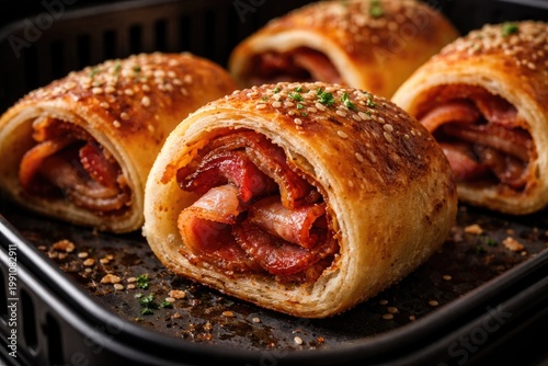 Delicious air fried roll fi...