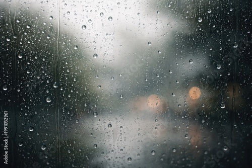 Glass pane with scattered r...