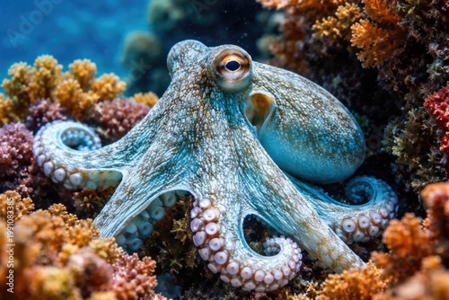 Close up of octopus briareu...