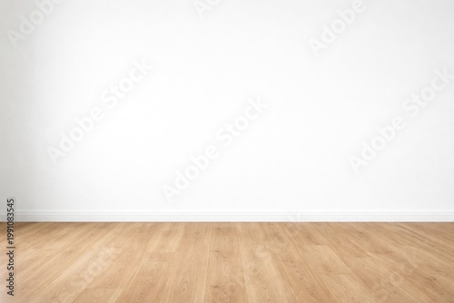 Bright white wall and smoot...