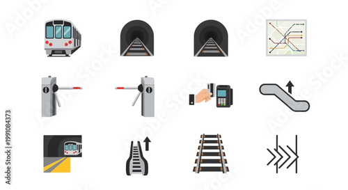 Collection of various industrial gate systems.