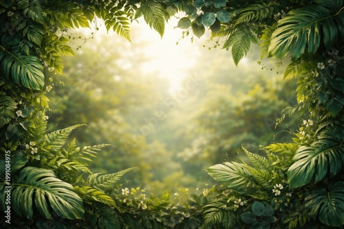 Nature themed banner featur...