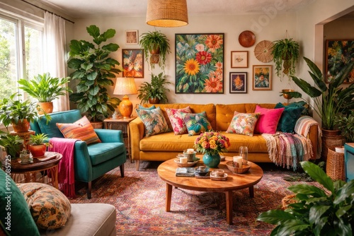 snug living room crowded wi...