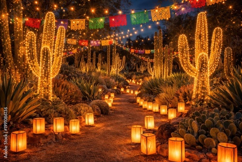 Mexican inspired luminarias...