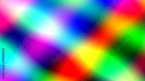 Vibrant Abstract Pixels: A Kaleidoscope of Blurred Digital Colors